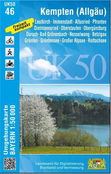 Kempten (Allgäu) 1 : 50 000 (UK50-46)