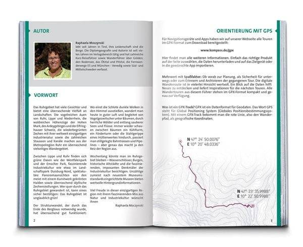 KOMPASS Wanderführer Ruhrgebiet, 50 Touren mit Extra-Tourenkarte