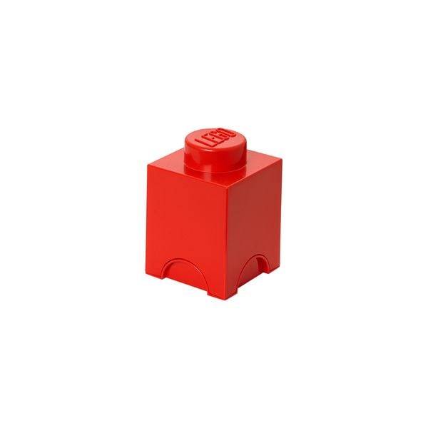 Aufbewahrungsstein 1 Noppe Rot