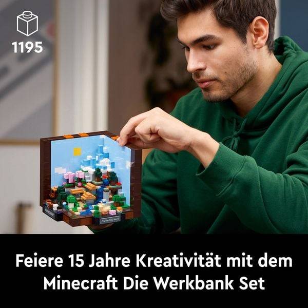 LEGO Minecraft Die Werkbank, kreatives Bauset für Erwachsene 21265