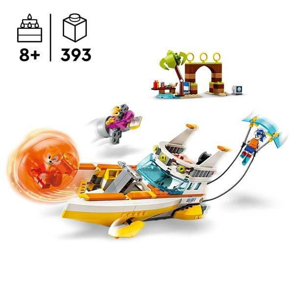LEGO Sonic the Hedgehog Tails’ Abenteuerboot, Videospiel-Spielzeug 76997