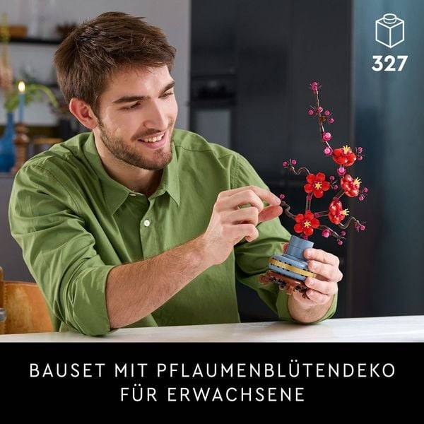 LEGO Icons Pflaumenblüte, pflegeleichte Pflanze, für Erwachsene 10369