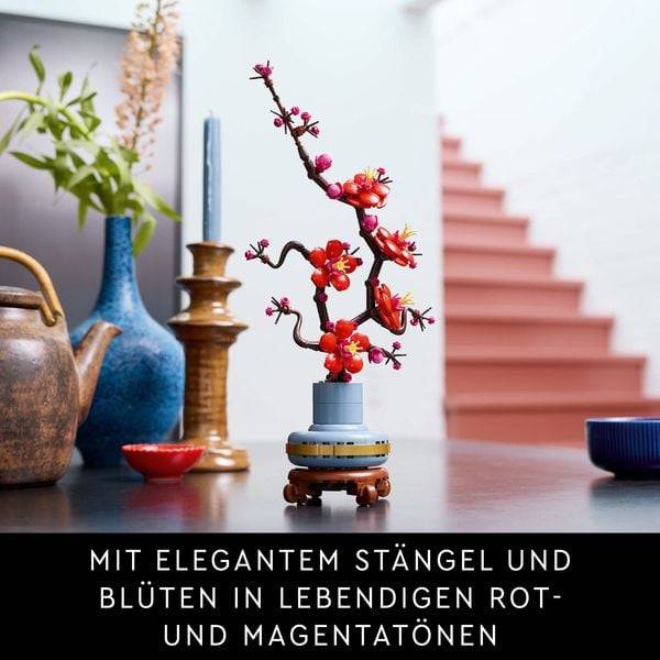 LEGO Icons Pflaumenblüte, pflegeleichte Pflanze, für Erwachsene 10369