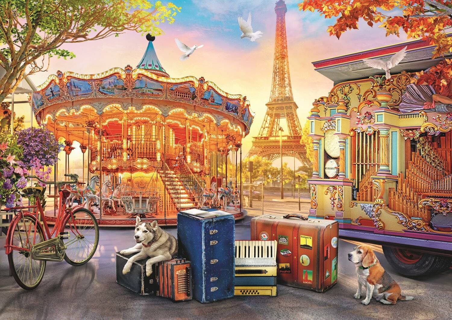 TREFL Puzzle Urlaub in Paris 500 Teile