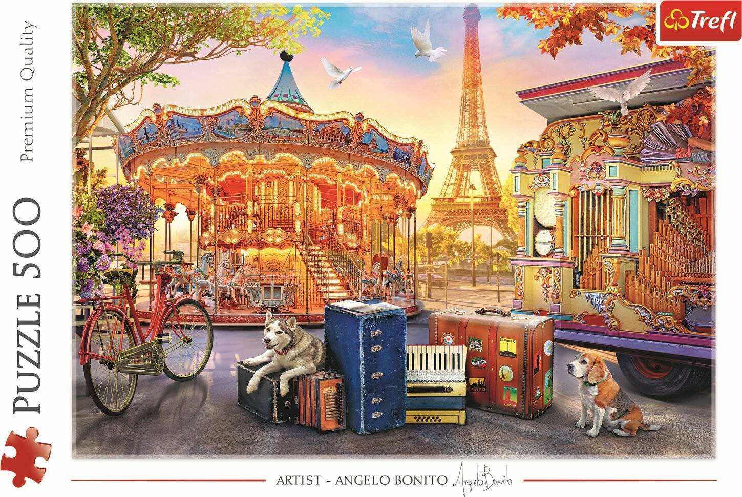 TREFL Puzzle Urlaub in Paris 500 Teile