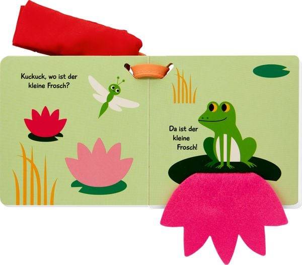 Mein Filz-Fühlbuch f.d.Buggy: Kuckuck, kl. Ente! (Fühl.&be.)