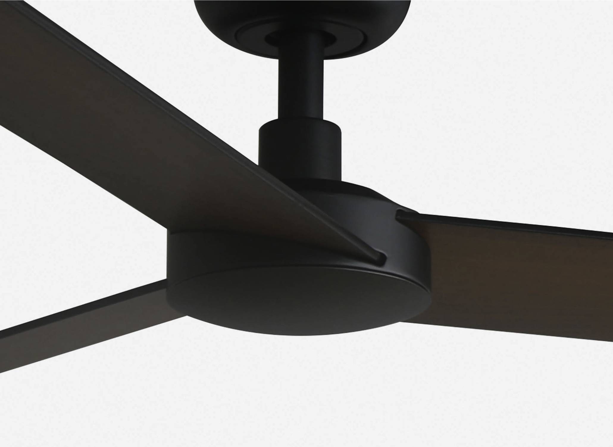 Energiespar Deckenventilator Rudder S Schwarz