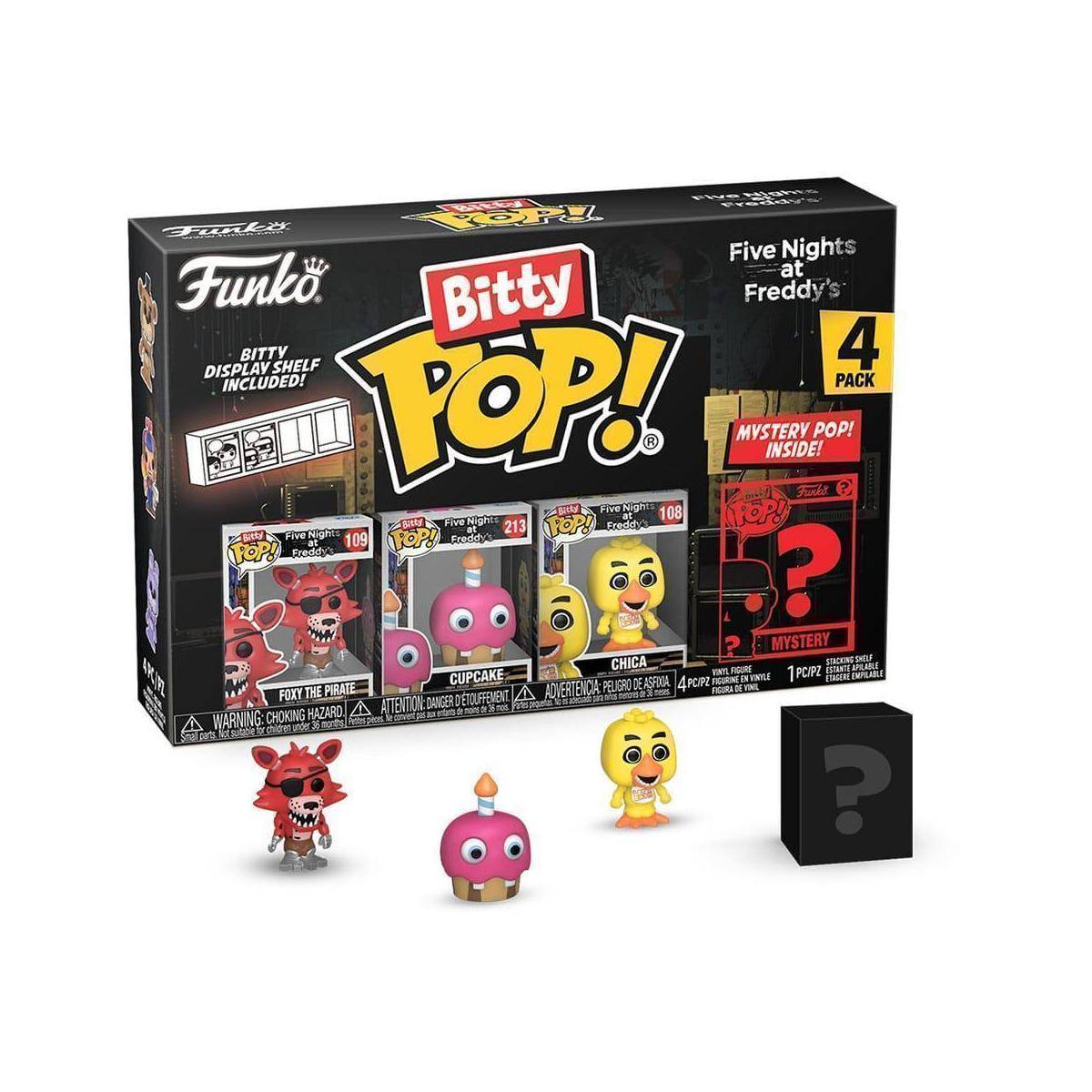 FK73045 - Five Nights at Freddys Bitty POP! Vinyl Figuren 4er-Pack Foxy 2,5 cm