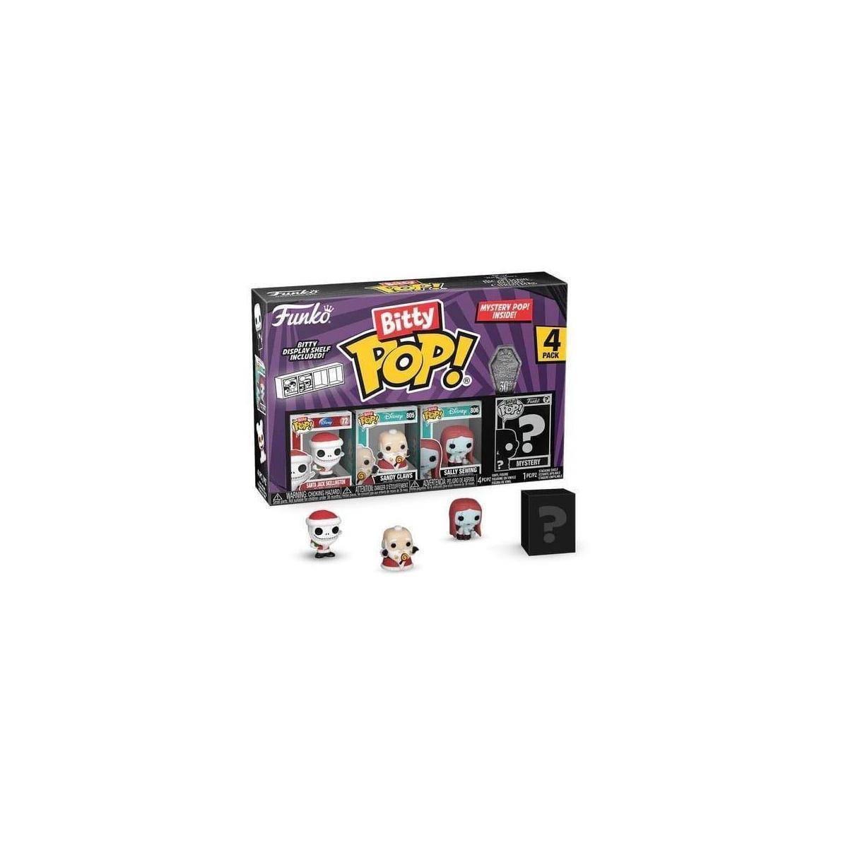 FK73022 - Nightmare Before Christmas Bitty POP! Vinyl Figuren 4er-Pack Santa Jack 2,5 cm