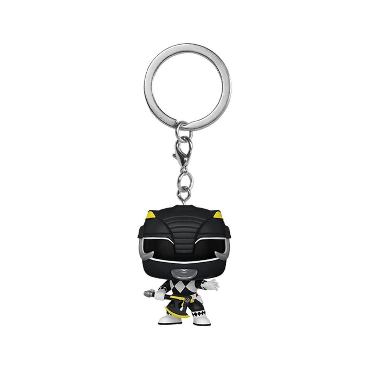 FK72149 - Power Rangers 30th POP! Vinyl Schlüsselanhänger 4 cm Black Ranger Display (12)