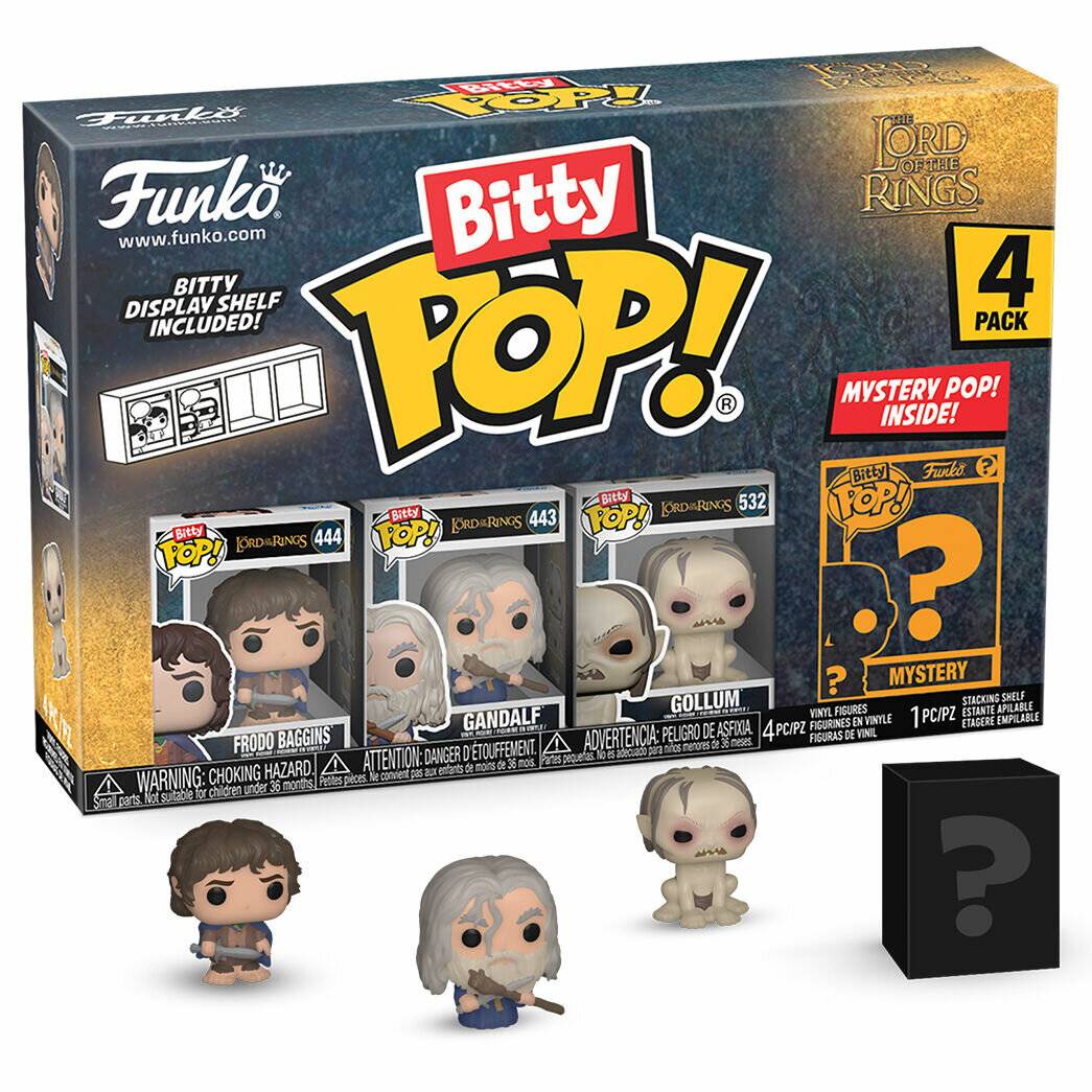 Blister 4 Figuren Bitty POP Der Herr der Ringe Frodo