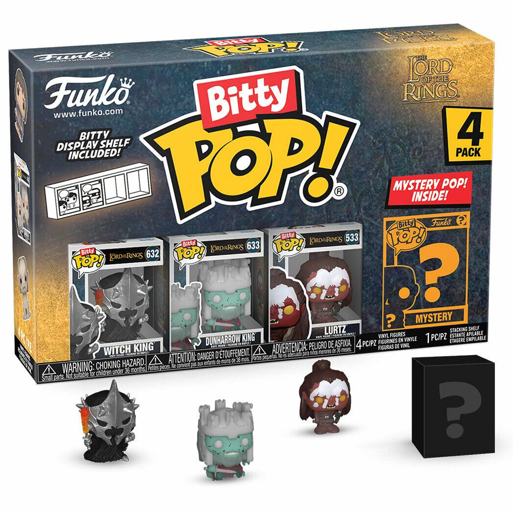 Blister 4 Figuren Bitty POP Der Herr der Ringe Hexenkö nig
