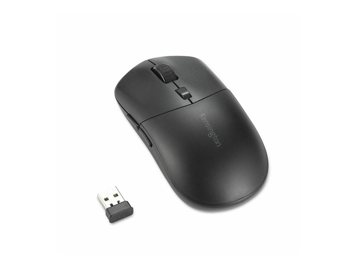 Kensington MY430 EQ - Maus - mehrere Geräte, wiederaufladbar - optisch - 6 Tasten - kabellos - 2.4 GHz, Bluetooth - kabelloser Empfänger (USB)