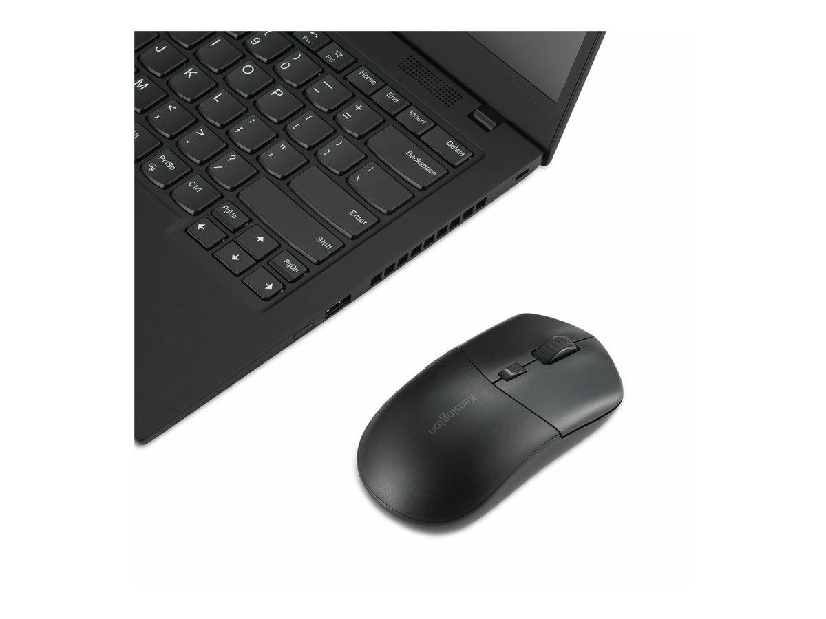 Kensington MY430 EQ - Maus - mehrere Geräte, wiederaufladbar - optisch - 6 Tasten - kabellos - 2.4 GHz, Bluetooth - kabelloser Empfänger (USB)