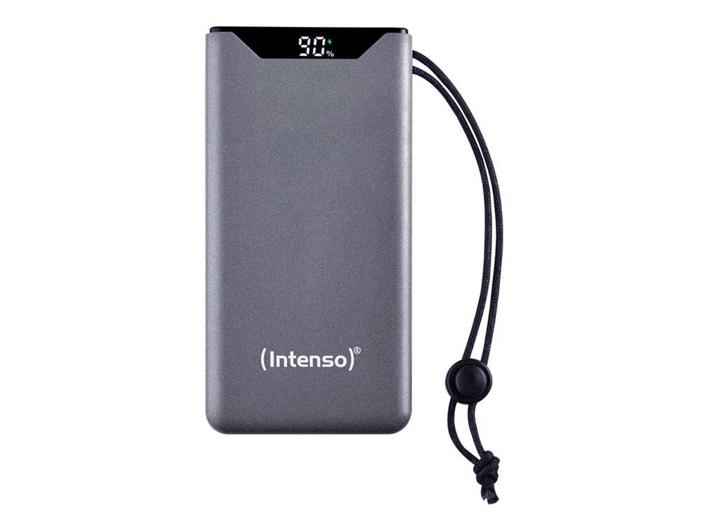 Intenso F10000 - Powerbank - 10000 mAh - 20 Watt - 3 A - QC 3.0, Power Delivery 3.0 + PPS - 2 Ausgabeanschlussstellen (2