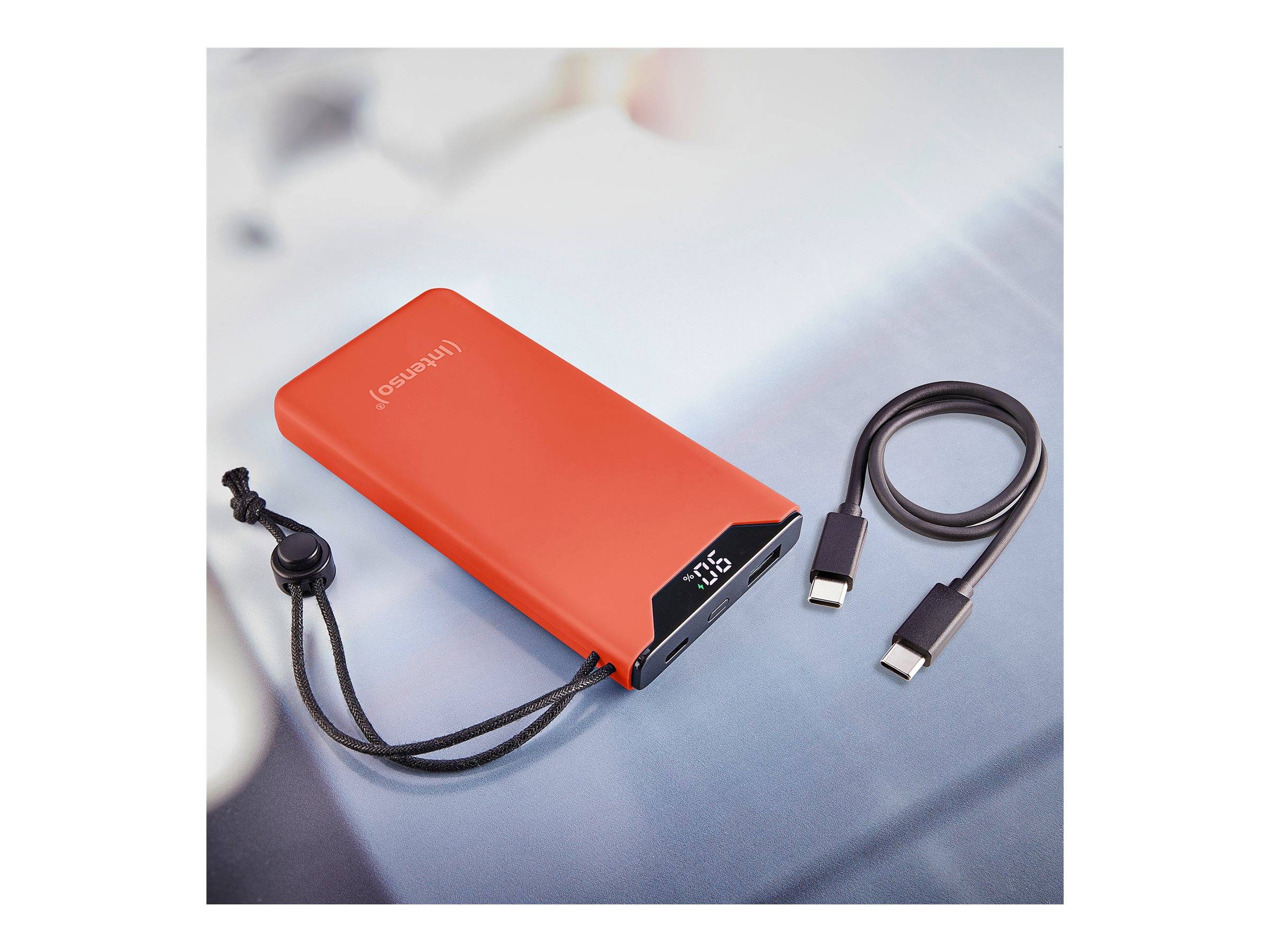 Intenso F10000 - Powerbank - 10000 mAh - 20 Watt - 3 A - QC 3.0, Power Delivery 3.0 + PPS - 2 Ausgabeanschlussstellen (2