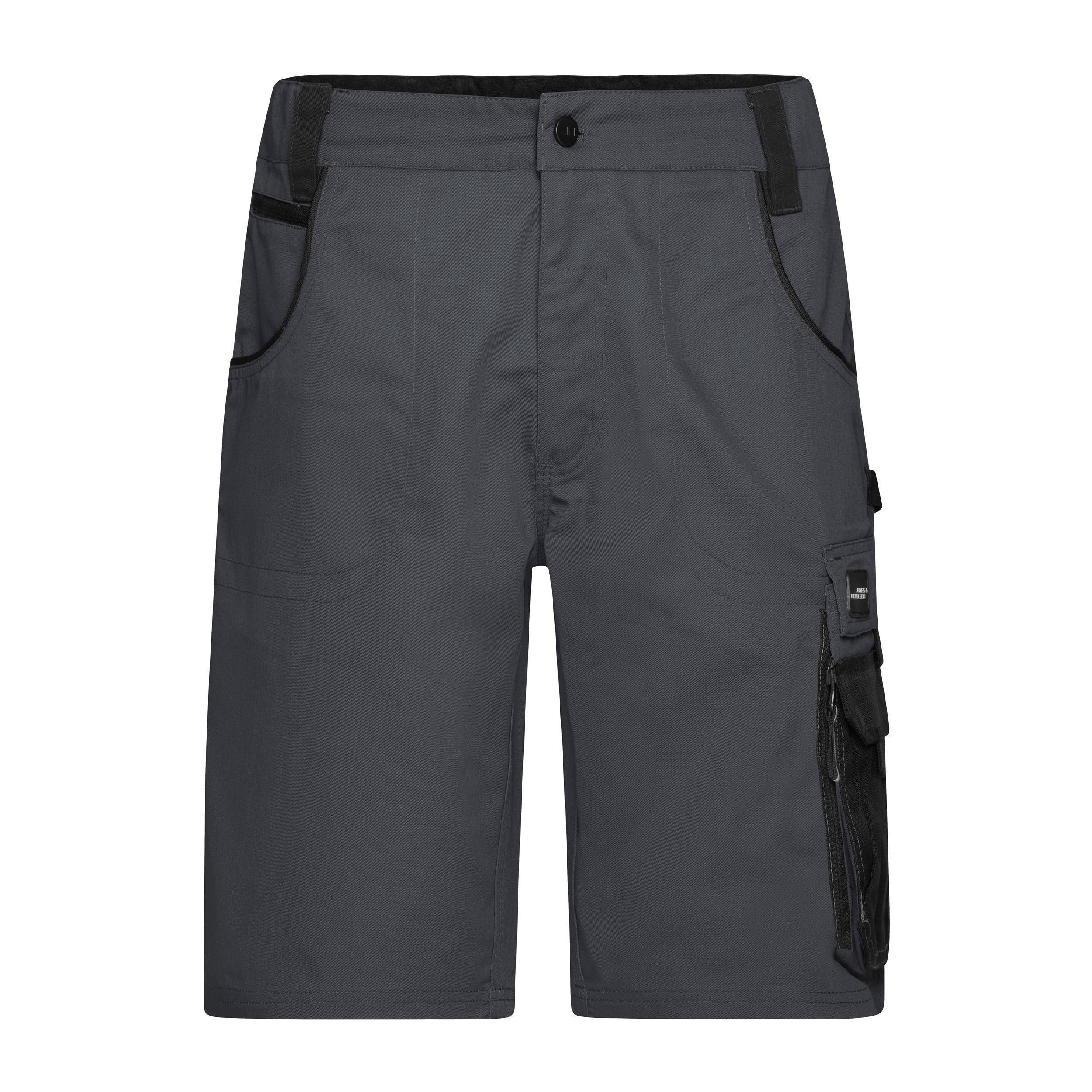 James & Nicholson® JN835 Workwear Bermudas Shorts carbon/black Größe: 52