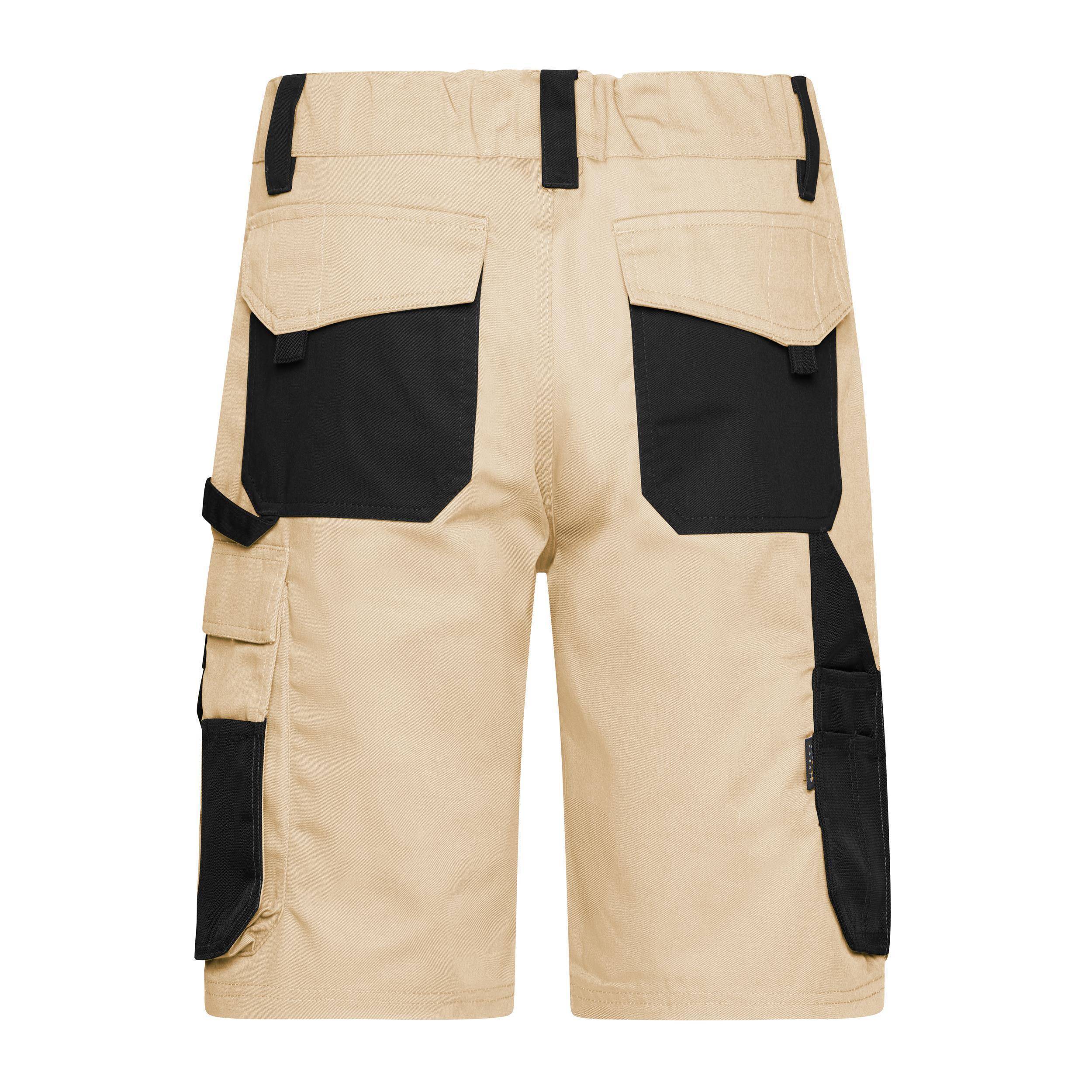James & Nicholson® JN835 Workwear Bermudas Shorts stone/black_60