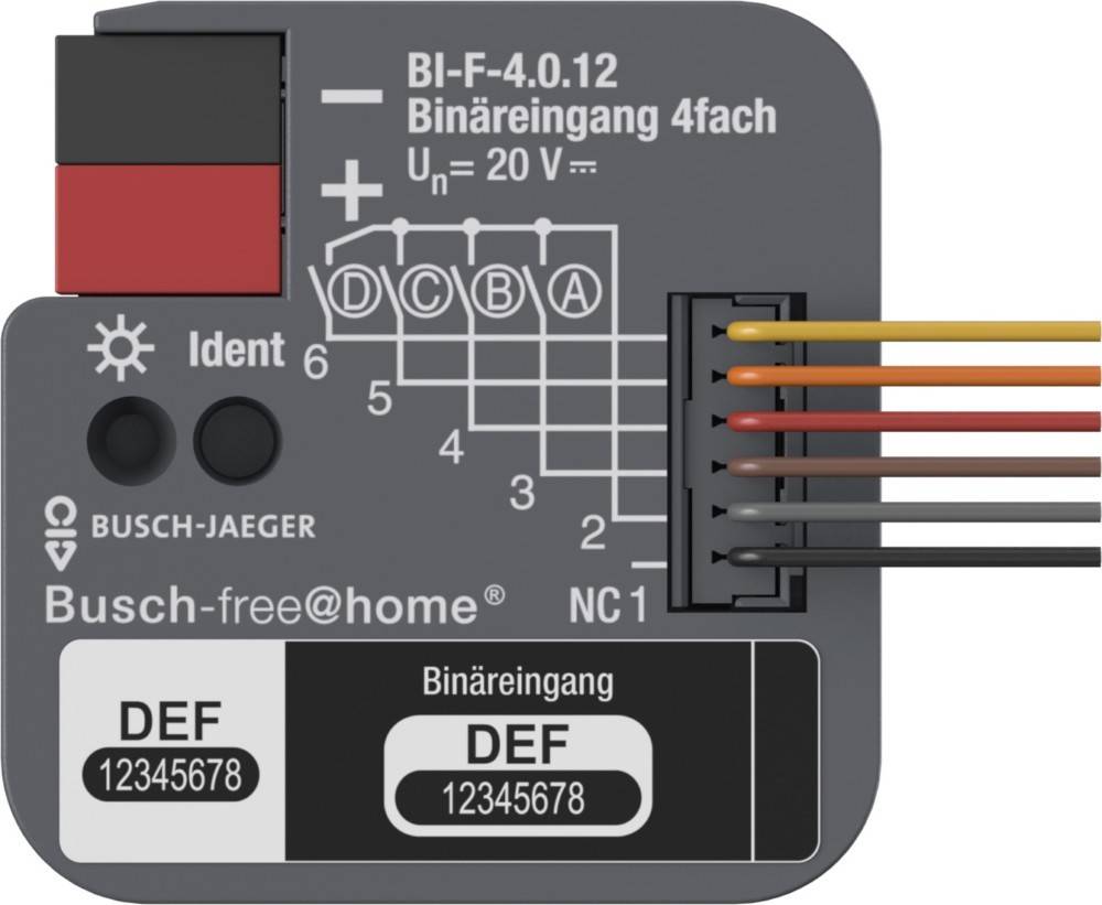Busch-Jaeger Binäreingang 4-fach BI-F-4.0.12
