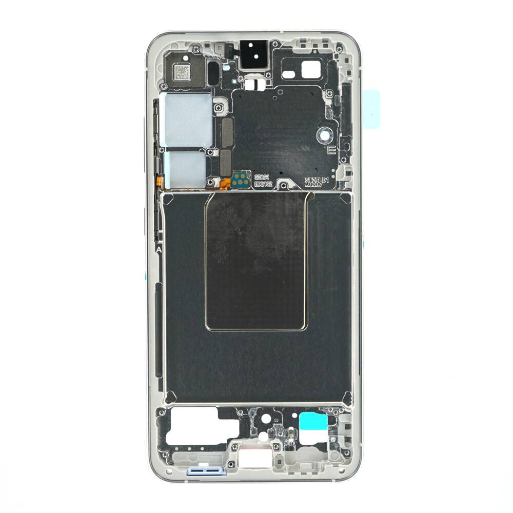 Original Mittelrahmen für Samsung Galaxy S24 SM-S921 marmorgrau GH82-33418B