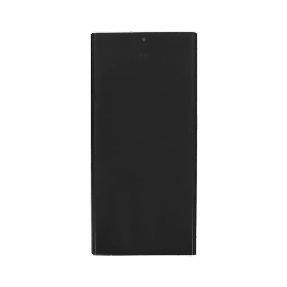 Original LCD + Rahmen für Samsung S23 Ultra Sky Blau Lime GH82-30466G