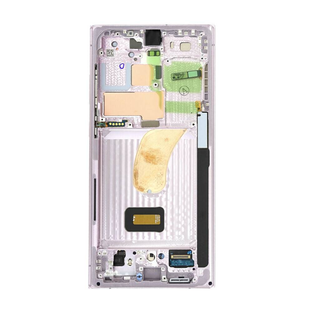 Original Display für Samsung Galaxy S23 Ultra Lavendel LCD + Rahmen GH82-30466D