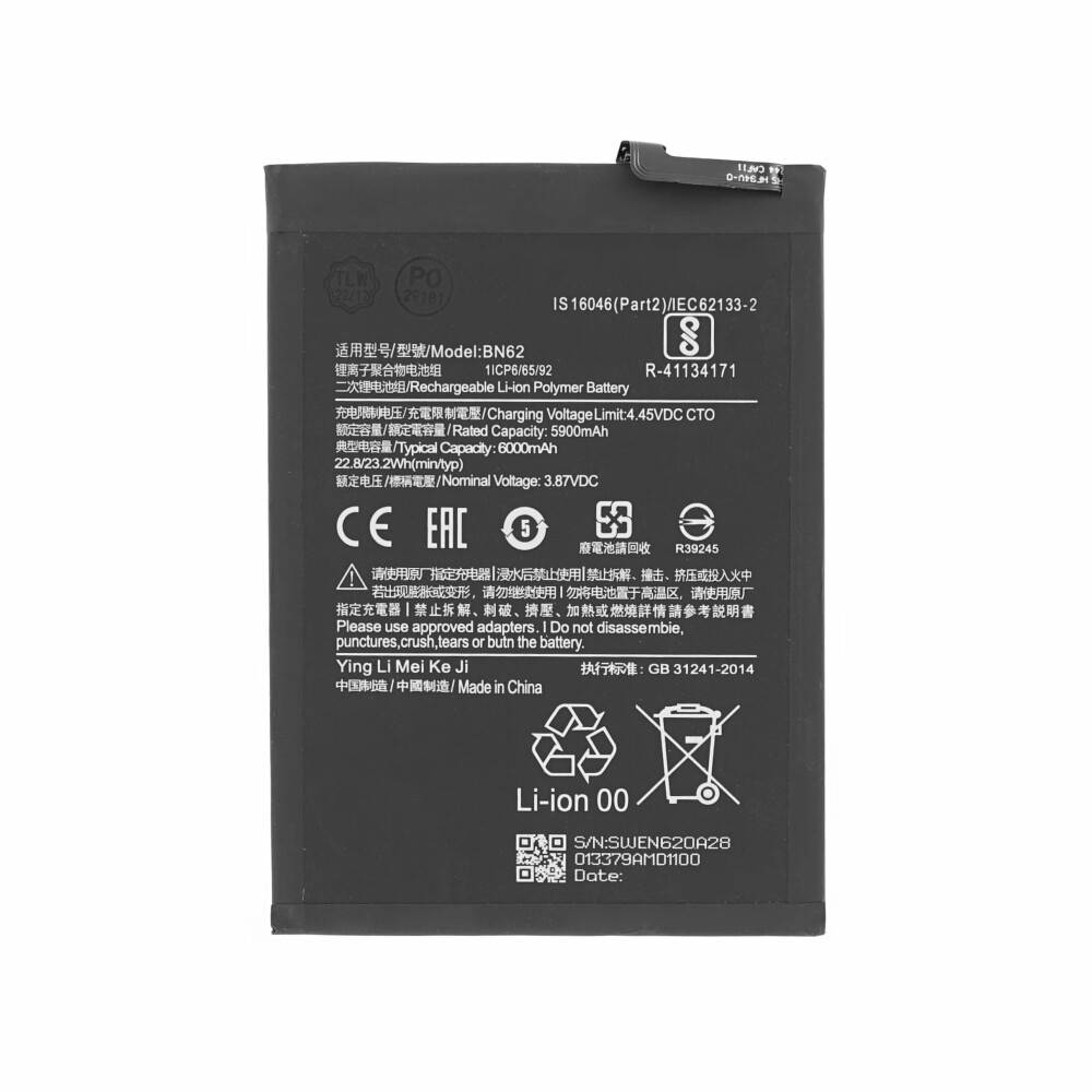 BN62 Akku für Redmi 9T Poco M3 Batterie Ersatzakku wie Original