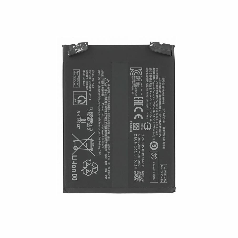 BM58 Akku für Xiaomi 11T Pro Redmi Note 11T Pro 4000mAh Ersatzakku
