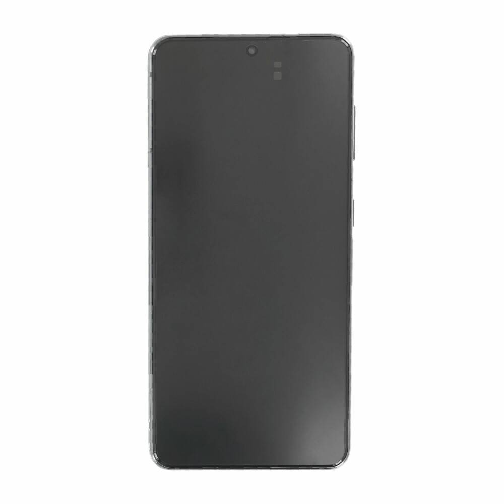 Original Display für Samsung Galaxy S21 G991B LCD + Rahmen Grau GH82-27255A