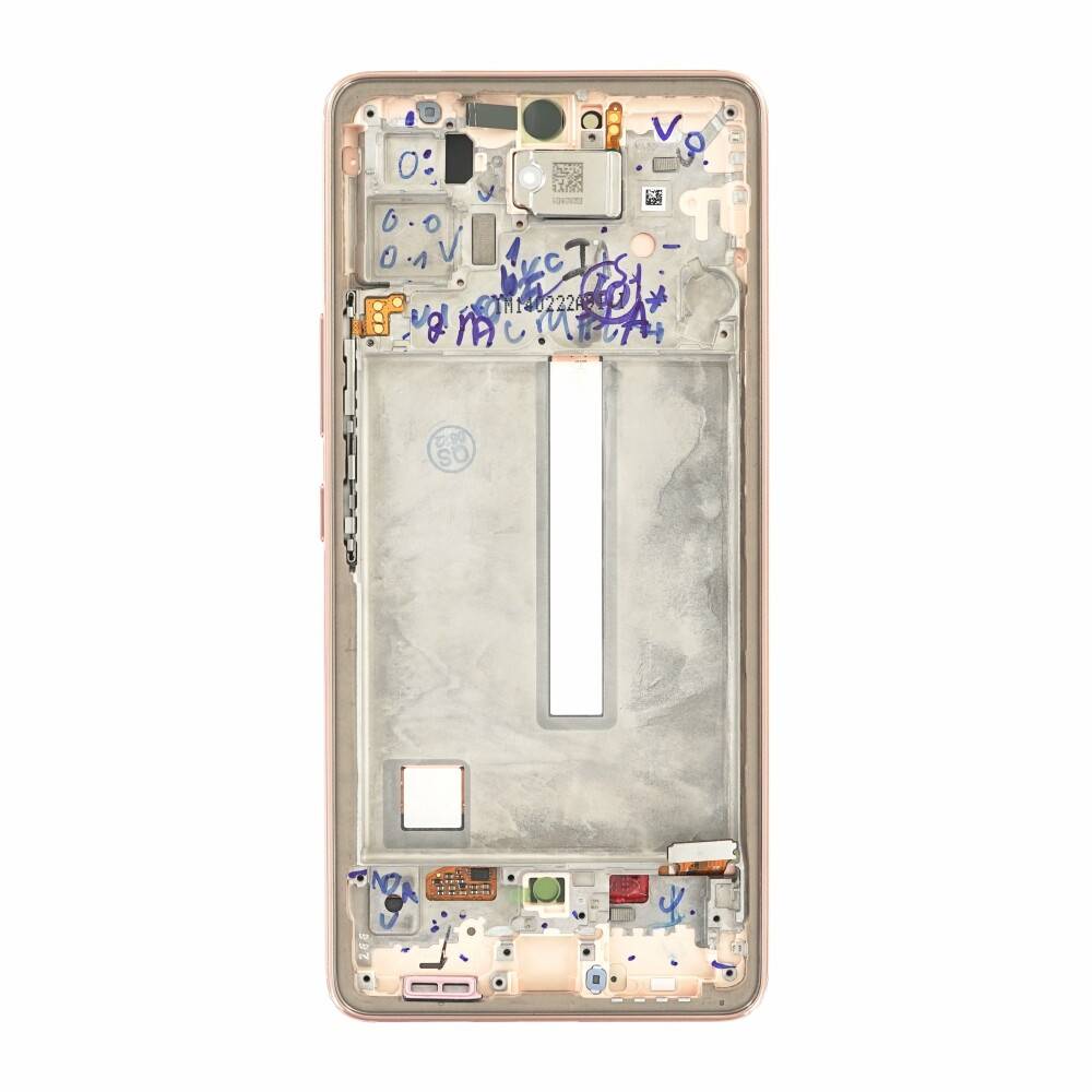 Original Display für Samsung Galaxy A33 5G peach LCD + Rahmen GH82-28143D
