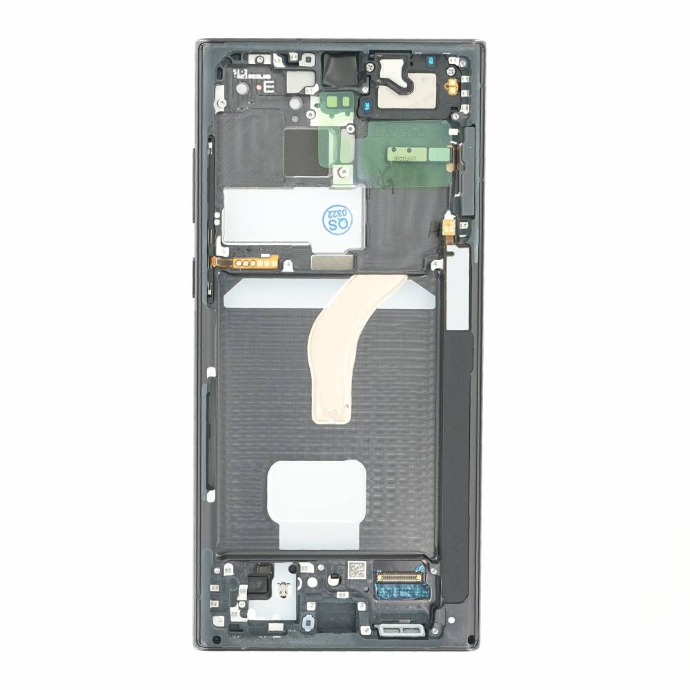 Original Display für Samsung Galaxy S22 Ultra schwarz LCD + Rahmen GH82-27488A