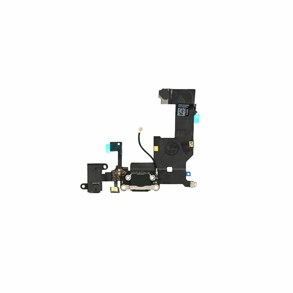 Ladebuchse für iPhone 5 Schwarz Audio Flex Dock Connector 821-1699-B
