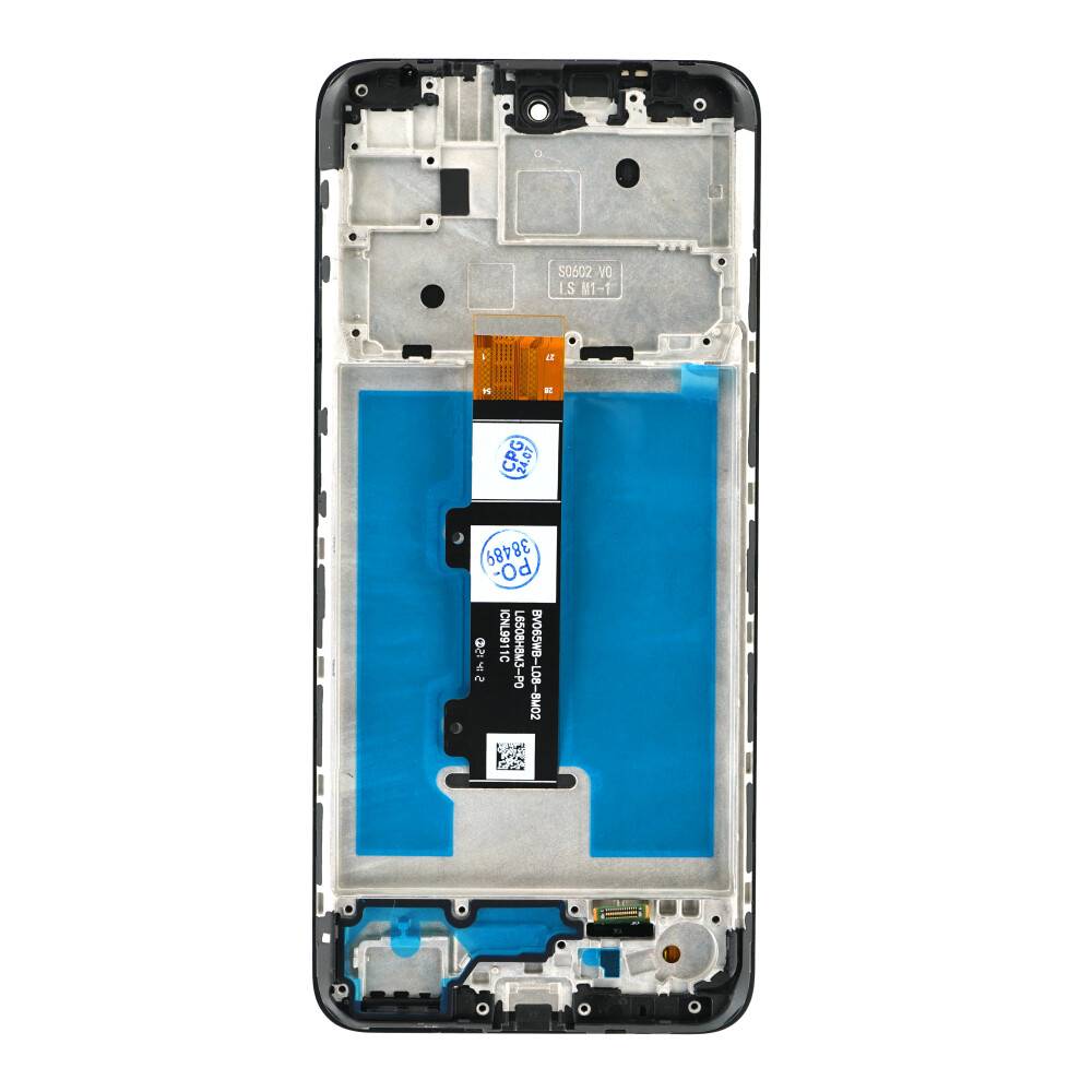 Display für Motorola E30 LCD + Rahmen Schwarz Bildschirm Touch