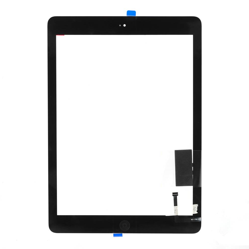 Touchscreen für iPad 5 2017 iPad Air Schwarz Home Button Kleber Staubdicht