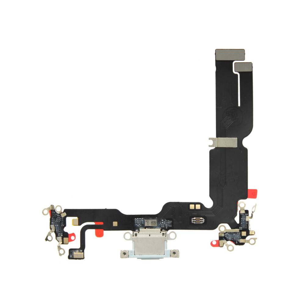 Ladebuchse für iPhone 15 Plus Blau Dock Connector Flex Ersatz