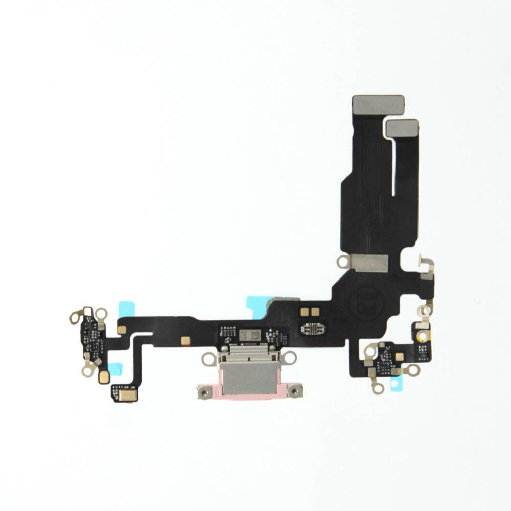 Ladebuchse für iPhone 15 Rosa Dock Connector Flex Ersatz