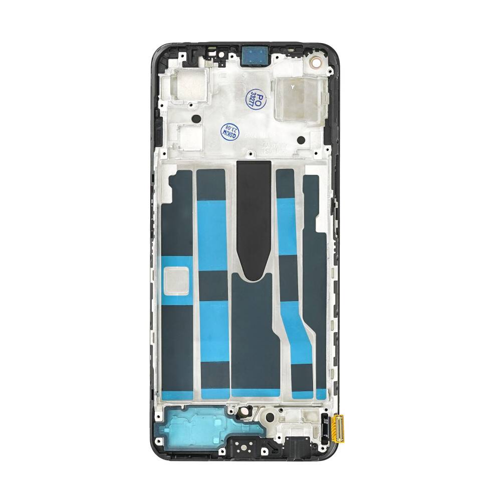 Display für OPPO Reno 7 5G Schwarz LCD + Rahmen Bildschirm Touch