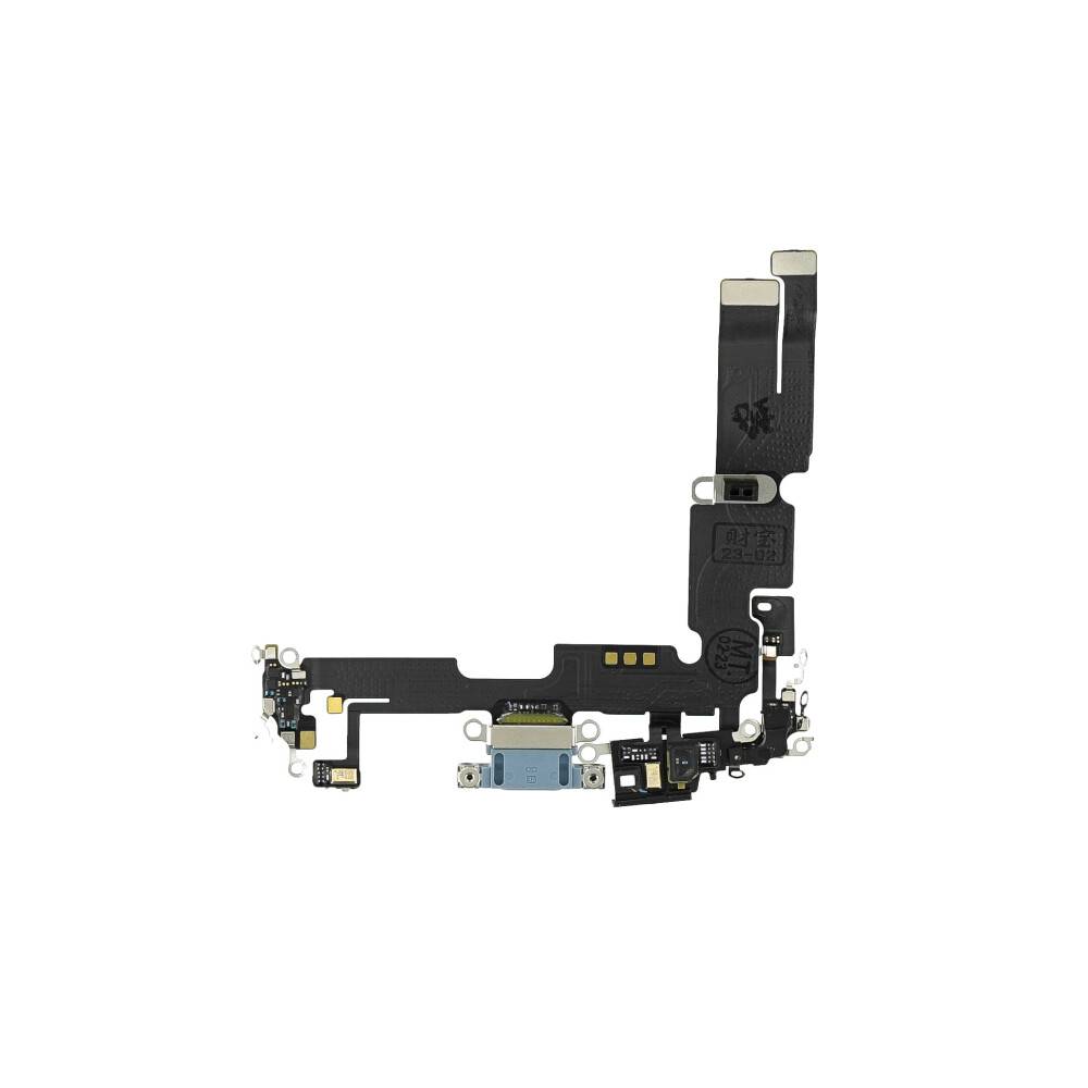 Ladebuchse für iPhone 14 Plus Blau Dock Connector Flex Ersatz