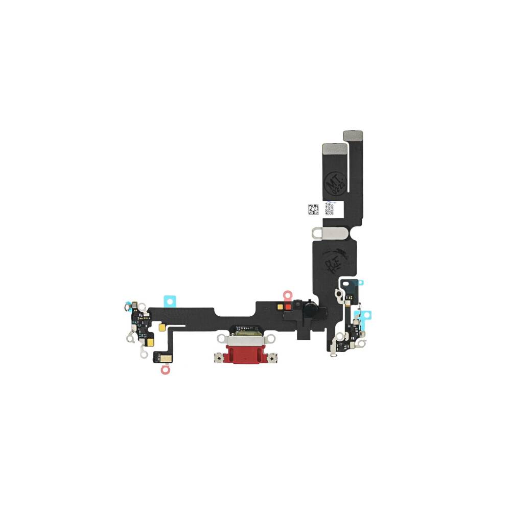 Ladebuchse für iPhone 14 Plus Rot Dock Connector Flex Ersatz