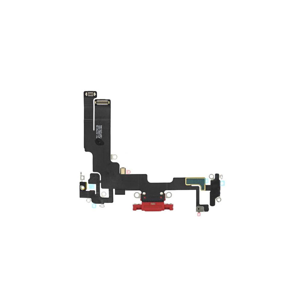 Ladebuchse für iPhone 14 Rot Dock Connector Flex Ersatz