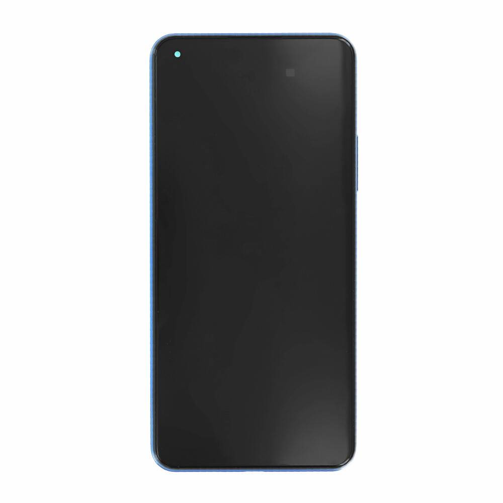Display für Xiaomi Mi 11 Lite 4G LCD + Rahmen bubblegum blue Bildschirm Touch