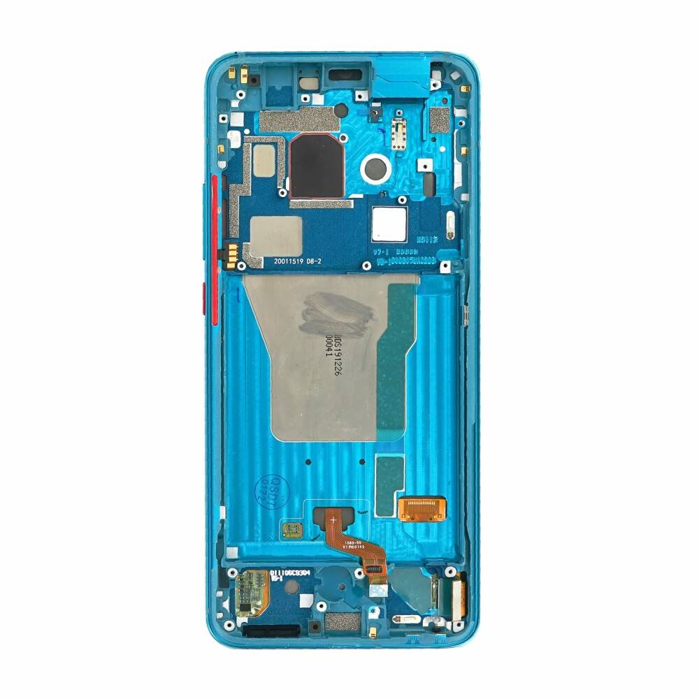 Display für Poco F2 Pro LCD + Rahmen Neon Blue Touch Bildschirm