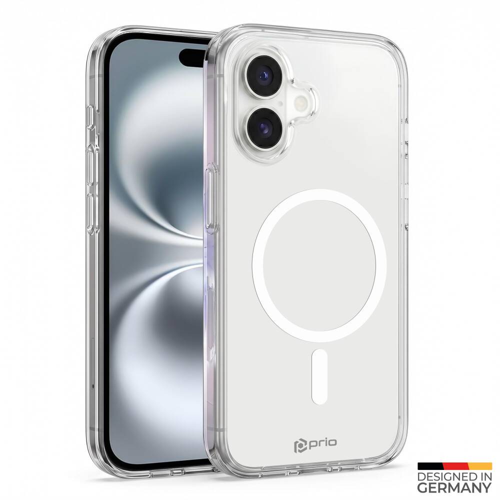 prio Protective Case MAG für iPhone 16 (6,1 Zoll) klar