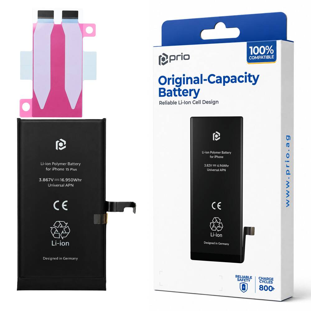 prio Akku für iPhone 15 Plus (Universal APN)