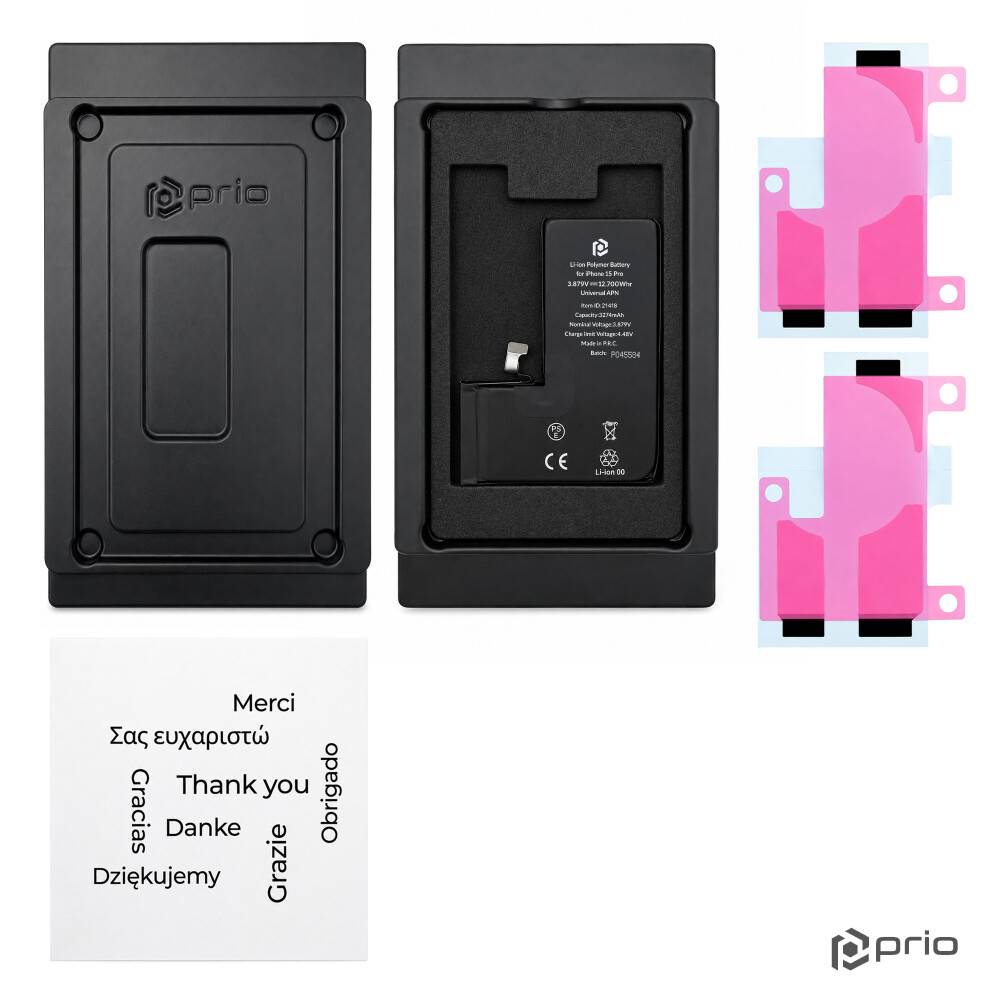 prio Akku für iPhone 15 Pro (Universal APN)