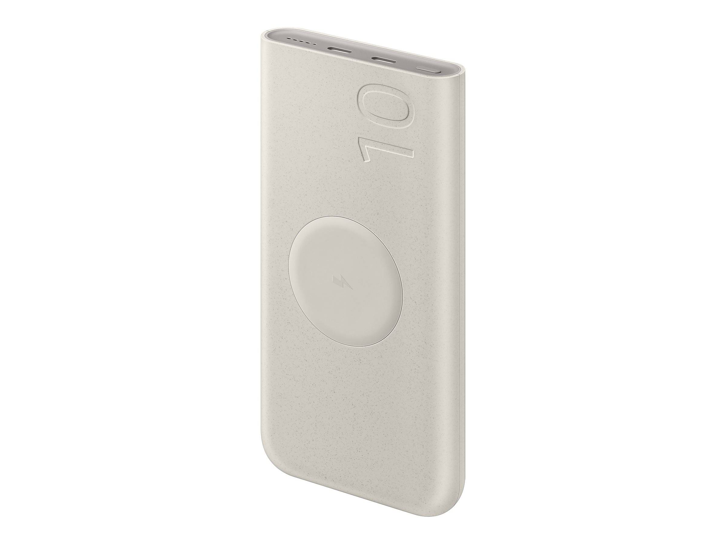 Original Samsung EB-U2510XUE Induktive Powerbank 10000 mAh 25W USB Beige