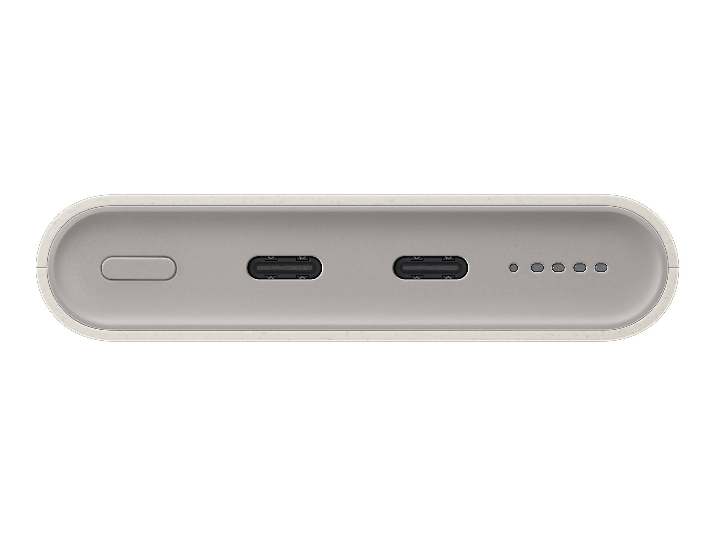 Original Samsung EB-U2510XUE Induktive Powerbank 10000 mAh 25W USB Beige