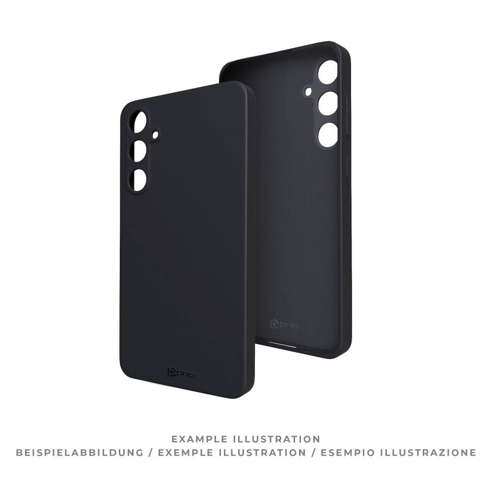 prio Liquid Silicone Case für Samsung S24 Ultra schwarz