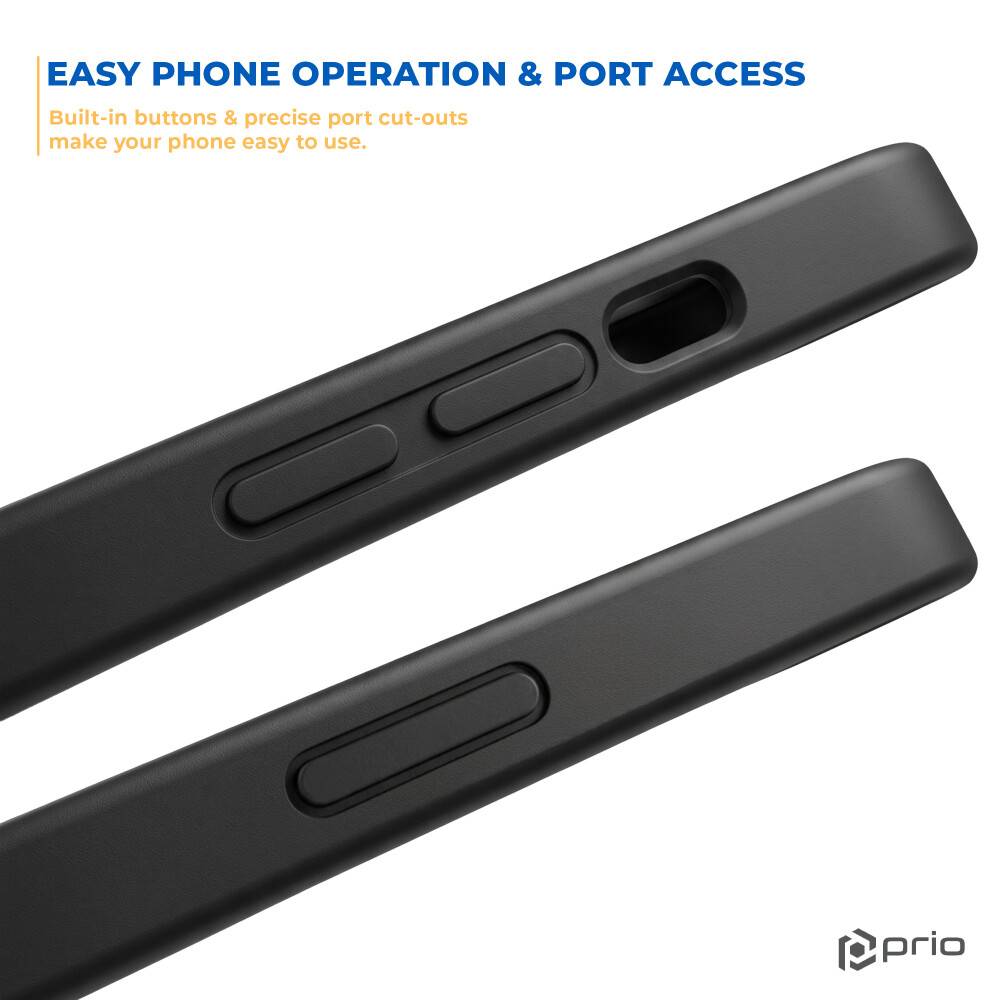 prio Liquid Silicone Case für Samsung S24 schwarz