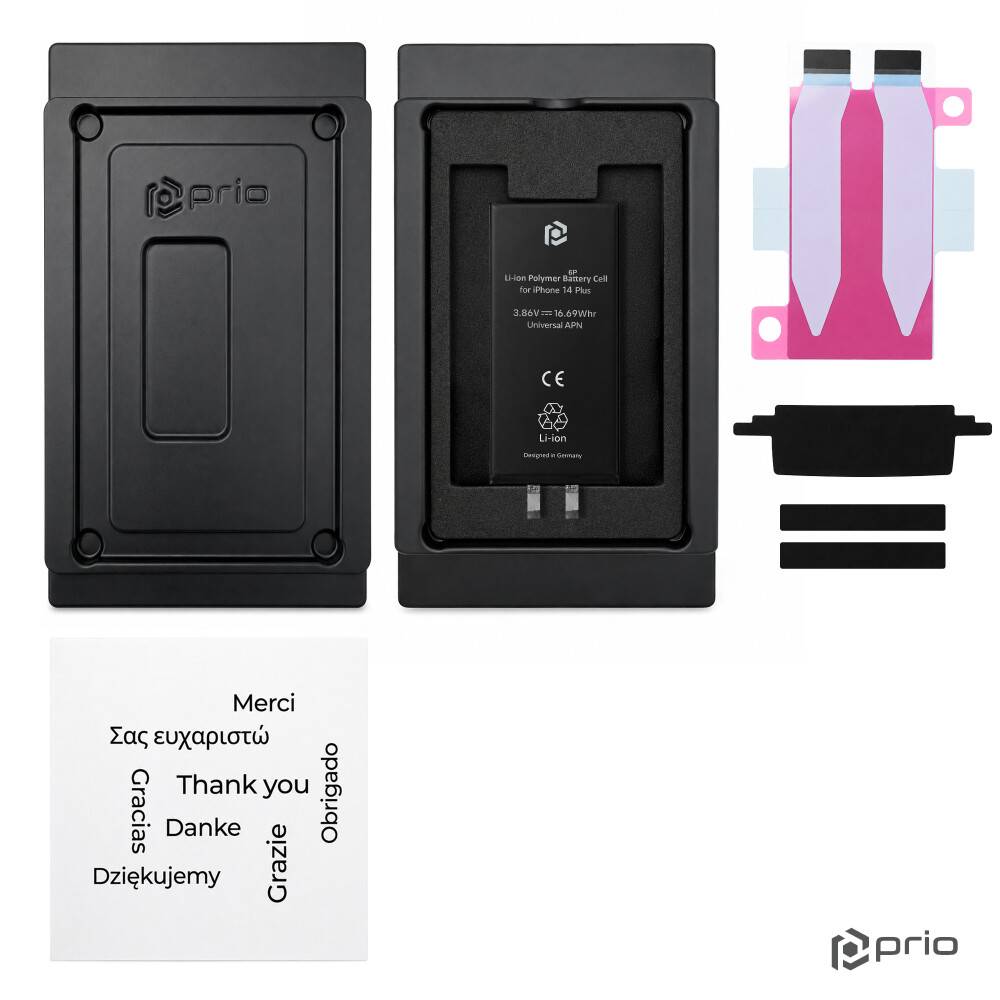 prio Akkuzelle für iPhone 14 Plus (ohne Flex-Kabel)
